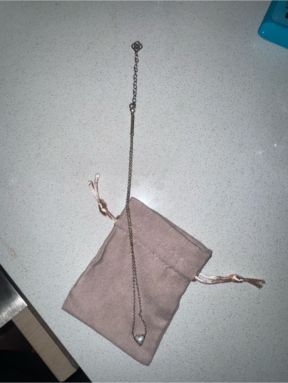 Kendra Scott Rose Gold Heart Pendant Necklace